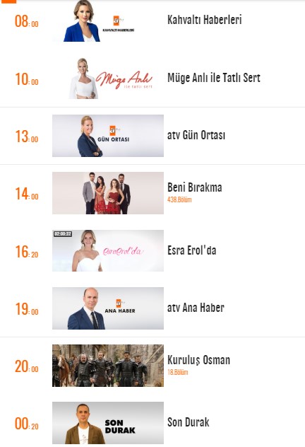 Atv Yayın Akışı 22 Nisan 2020 Çarşamba — yayın akışı görseli