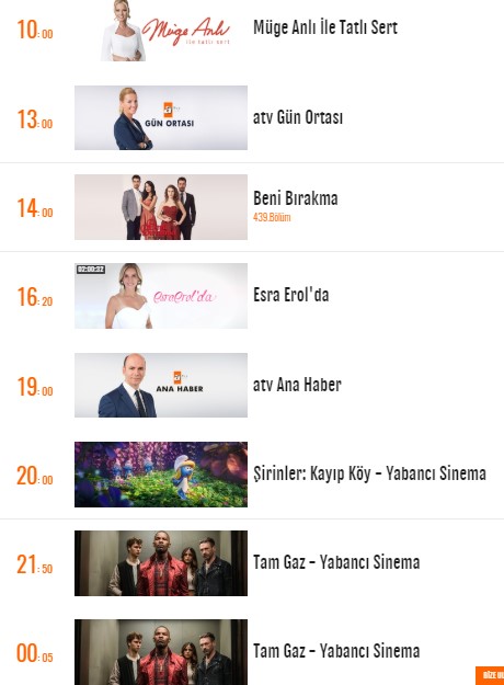 Atv Yayın Akışı 23 Nisan 2020 Perşembe — yayın akışı görseli