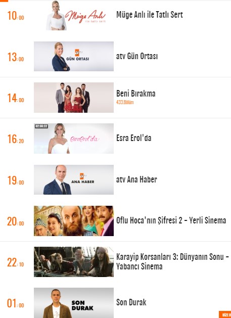 Atv Yayın Akışı 15 Nisan 2020 Çarşamba — yayın akışı görseli
